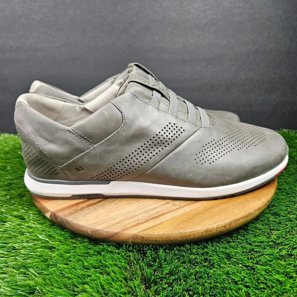 Kizik Boston Mens Size‎ 14 Gray Casual Classic Hands-Free Slip-On Shoes Sneakers